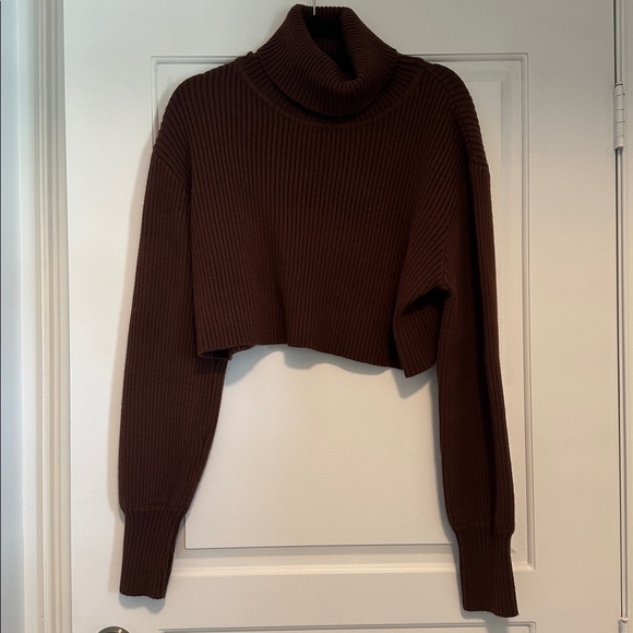 Brown Turtleneck Sweater - Picture 3 of 3